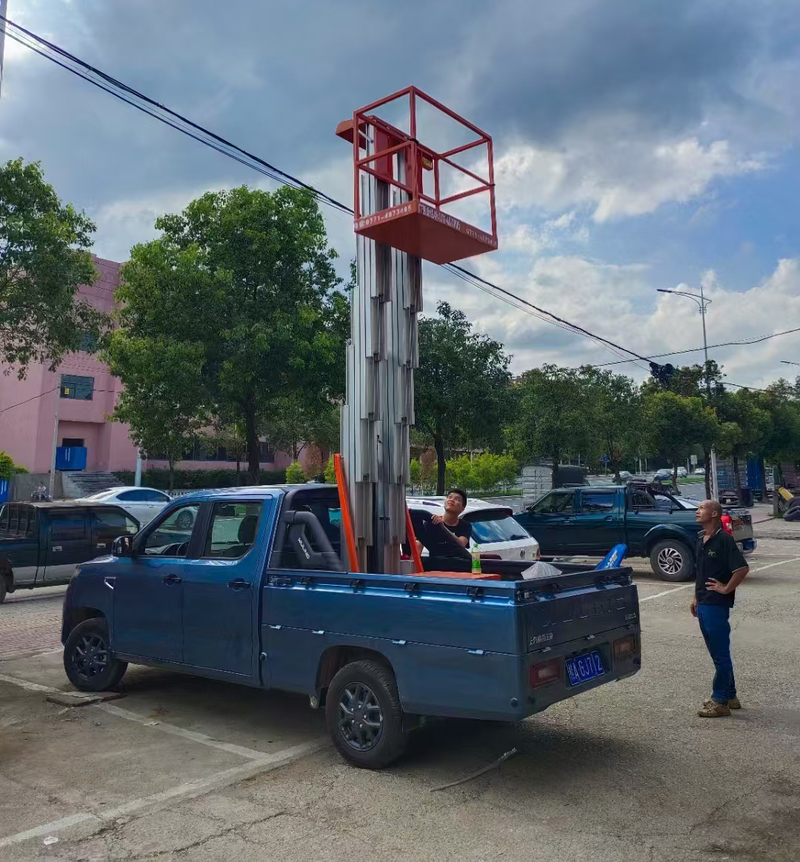 克孜勒苏车载铝合金式高空作业车