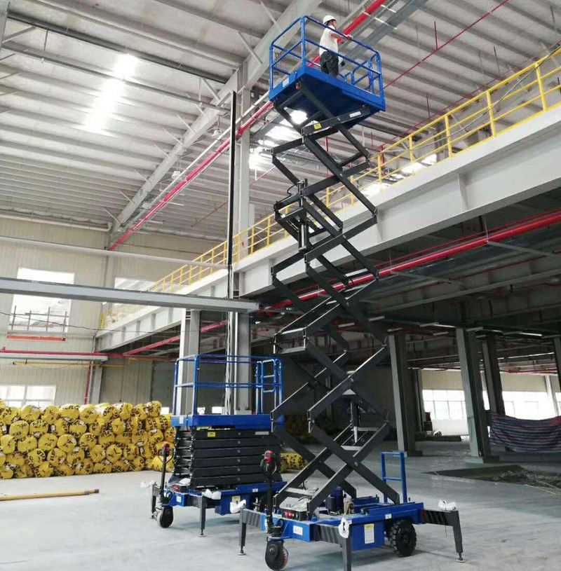 克孜勒苏助力行走剪叉式高空作业平台